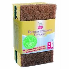 ud - EPONGES GRATTANTES ECOLOGIQUES - Surfaces délicates