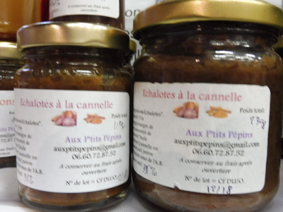 Échalotes à la Cannelle ( chutney ou confit) (115g)