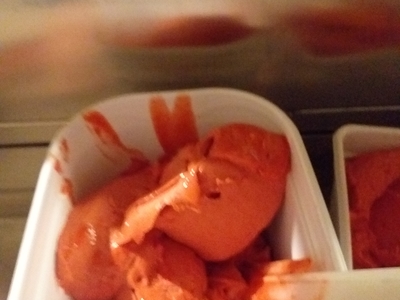 SORBET FRAISE / BASILIC1/2L