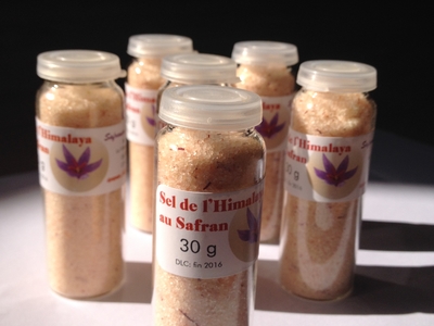 sel de l'himalaya au safran (30 g)