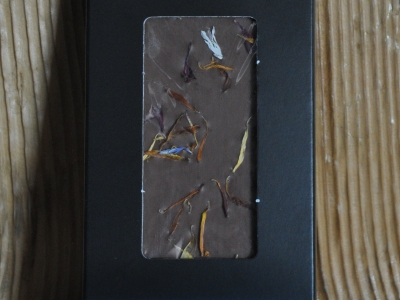 Chocolat au lait aux fleurs