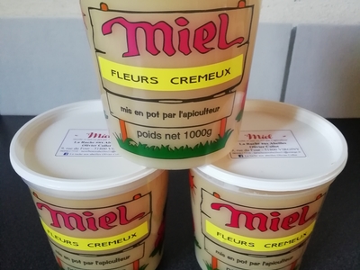 Miel toutes fleurs crémeux