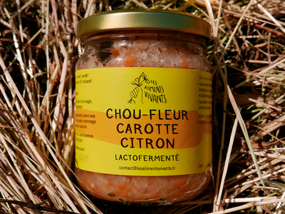 Chou-fleur Carotte Citron - lactofermenté 190g