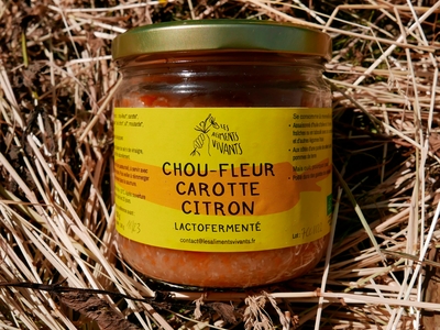 Chou-fleur Carotte Citron - lactofermenté 250g