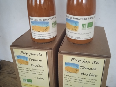 pur jus de Tomate/basilic