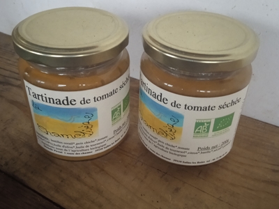 Tartinade végétal à la crème de tomates séchées