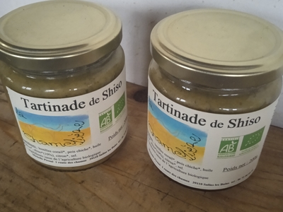 Tartinade végétal au SHISO