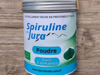 Petite Boîte de Spiruline en Poudre