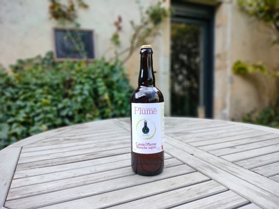 Bière Cassio'Plume - Blanche Sapin - Bio - 75cl