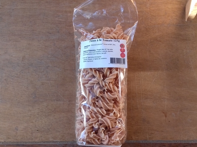 fusilli à la tomate pates seches 125g