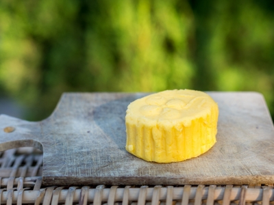 Beurre de baratte doux au lait cru -  motte de 250  grs environ