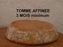 Fromage affiné  2 à 3 mois au lait cru de Vache