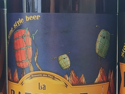 Bière La Nestoise " LA BARRIQUE DES PICS A 10° " 75cl (Barley wine style beer)