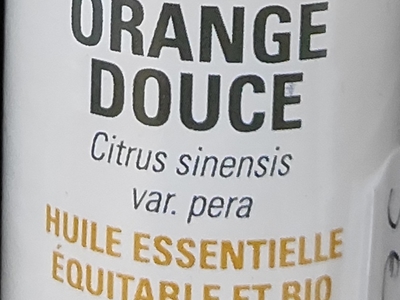 Huile essentielle orange douce 10ml