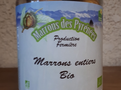 marrons entiers 430g Marrons des Pyrénées