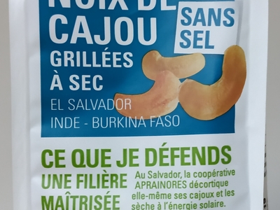 Noix de Cajou grillées à sec sans sel