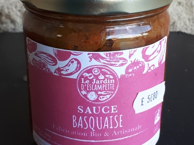 NOUVEAU sauce basquaise 400g JEscampette