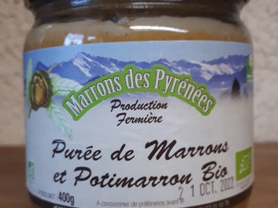 purée marrons et potimarron 400g Marrons des Pyrénées