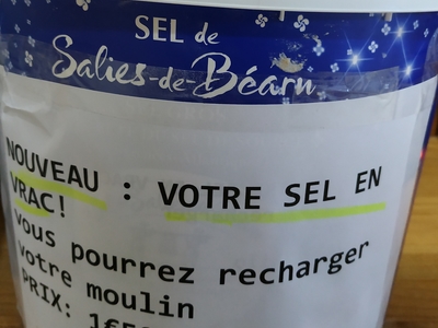SEL GROS VRAC les 1kg Salies de Béarn