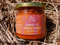 Carotte gingembre - lactofermenté 250g