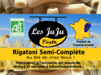 Rigatoni Bio au blé Poulard semi-complet 500g