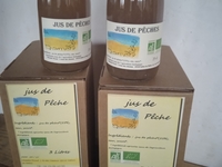 jus de pêches (55 % de fruits)