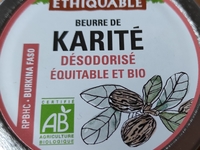BEURRE DE KARITE (Burkina Fasso) commerce équitable  100ml